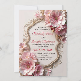 Lindas Rosas Rosa, Convites De Casamento