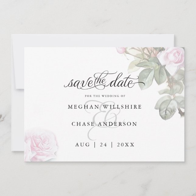 Lindas Rosas Rosa Pintadas DescalçosBride™ (Frente)