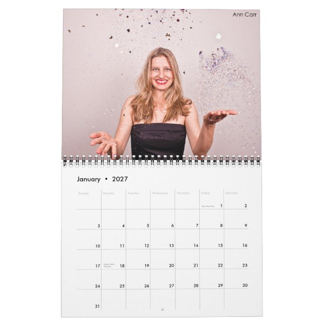 Lindas Senhoras da Comédia Calendário de 15 Meses (Jan 2027)