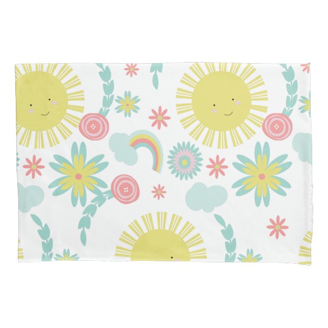 Lindo Arco-Íris Floral de Verão Ensolarado (Frente-Esquerda)