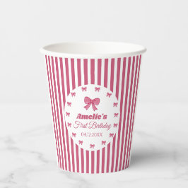 Lindo Arco Rosa Primeiro Aniversário