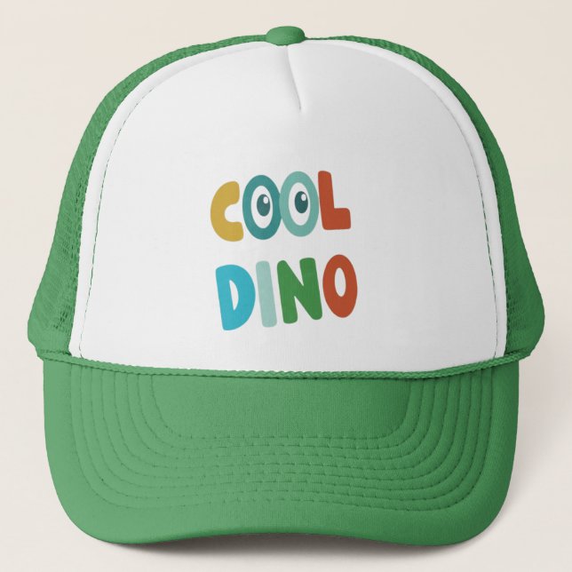 Lindo Boné de Beisebol de Dinossauro Retro para Cr (Frente)