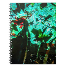 Lindo Caderno de Fotos Espiral Azul Brilhante, Fre