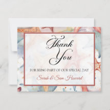 Lindo Cartão de Agradecimento Concha Marinha