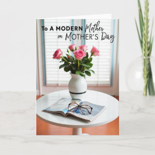 Lindo cartão de leitura do Dia das Mães