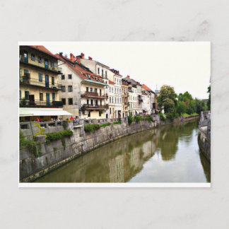 Lindo cartão postal de viagem vintage Europa