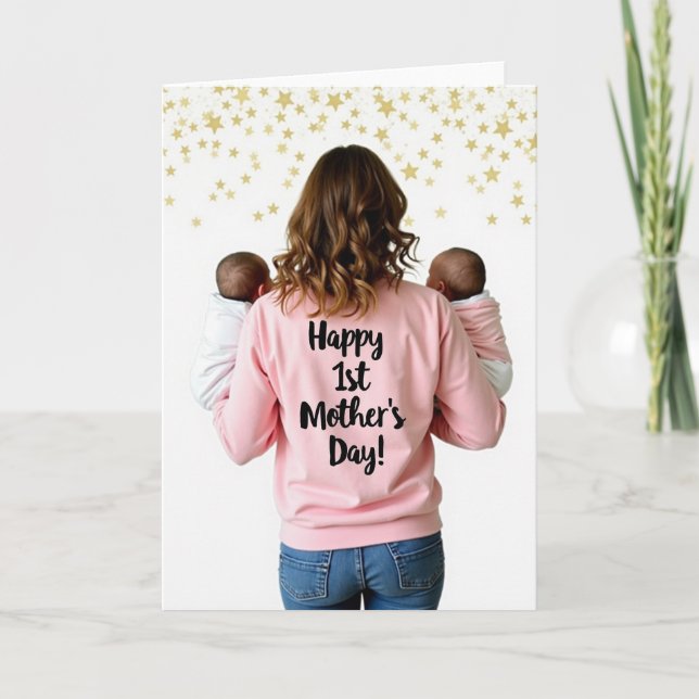 Lindo Cartão Starfall para Nova Mamãe (Frente)