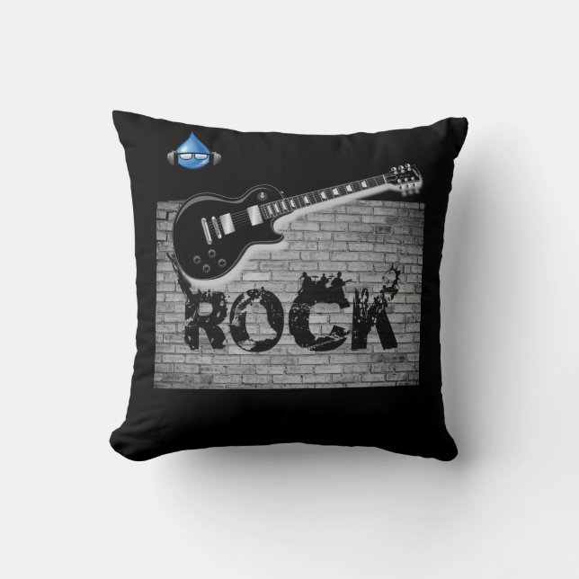 Lindo Cobertor de Almofada Você é Incrível Guitarr (Frente)