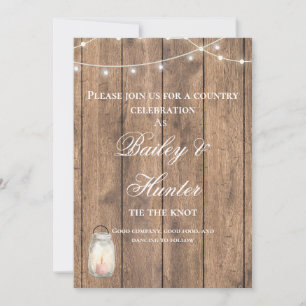 Lindo Convite de Casamento Country e com Detalhes