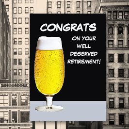 Lindo! Diversão, Cartão de Saudação de aposentador