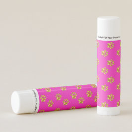 Lindo dourado e rosa magenta