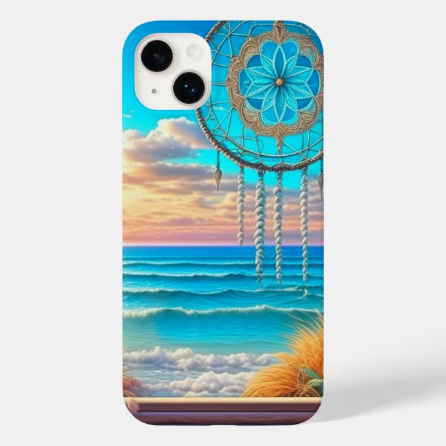 Lindo Dreamcatcher Praiano na Janela (Verso)