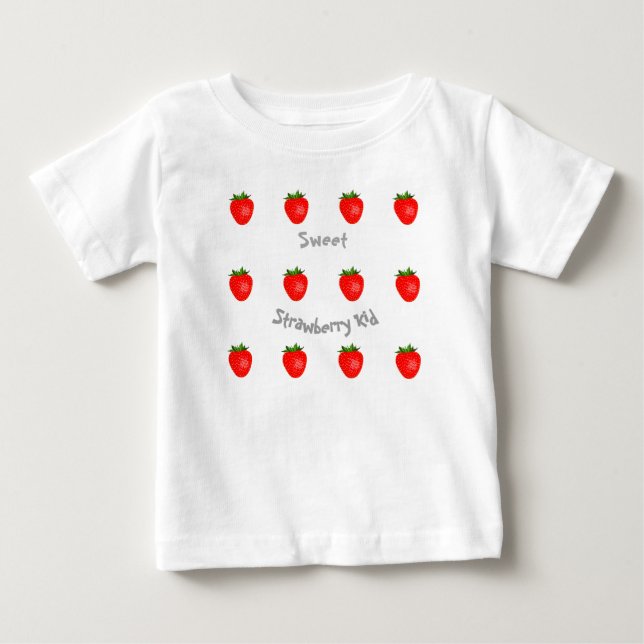 Lindo e Delicioso 'Menino Morango Doce' Top / Cami (Frente)