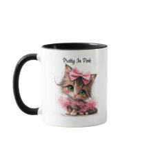 Lindo em Rosa. – Caneca de Gatinho