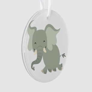 Lindo Enfeite de Acrílico de Elefante de Desenho A