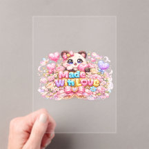 Lindo Kawaii Feito Com Amor Nome do Gato Pastel Ro