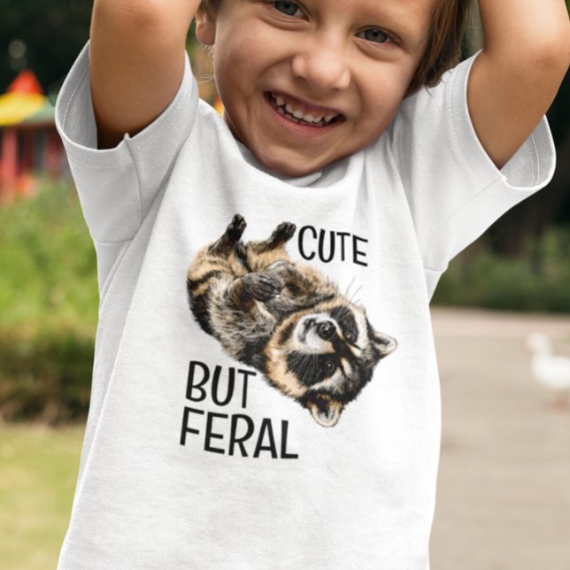 Lindo mas Guaxinim Feral Camisa  (Criador carregado)
