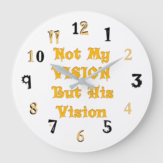 Lindo mostrador de relógio com visão dourada (Frente)