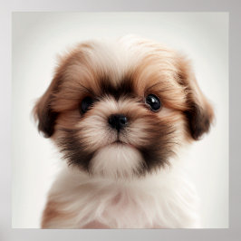 Lindo Poster de Cachorro Filhote Shih Tzu (2)