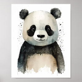Lindo Poster Pendurado de Panda