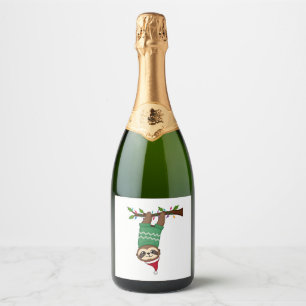 Lindo Sloth de Natal Chapéu do Papai Noel Sloth de