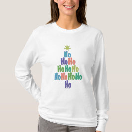 Lindo Trendy Ho Ho Ho A Camisa De Natal
