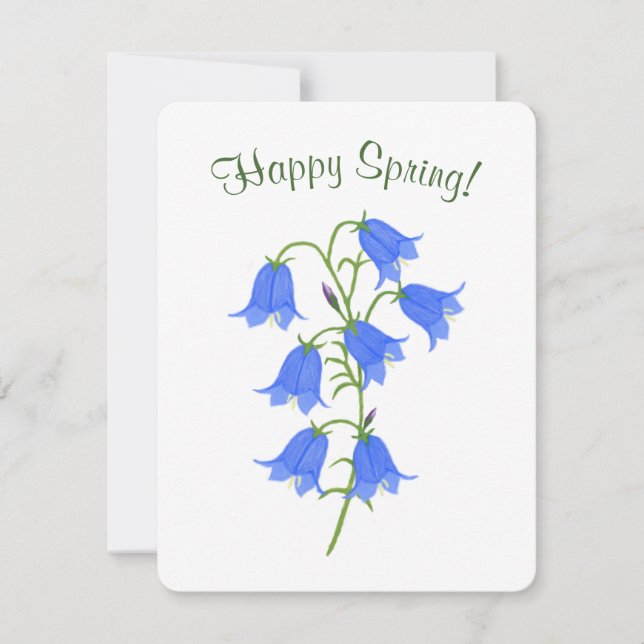 Lindos Bluebells na Primavera (Frente)