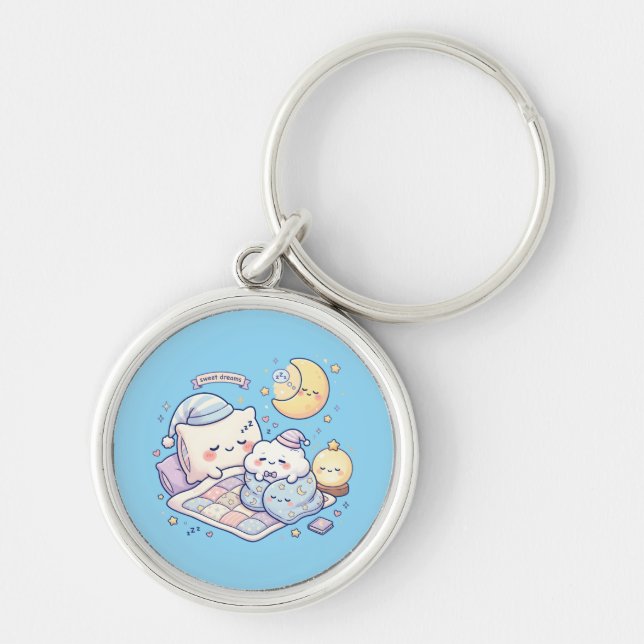 Lindos Sonhos Kawaii Porta-Chaves (Frente)
