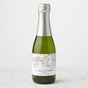 Linekin Bay Resort Maine Weding Mini Bottle