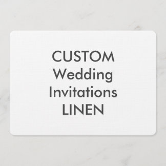 LINEN 100lb 7" x Convites para Casamento de 5"