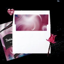 Liner de Envelope Rosa Cor-de-Água Válida