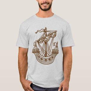 Linfhad (navio heráldico) - T-Shirt da Noz