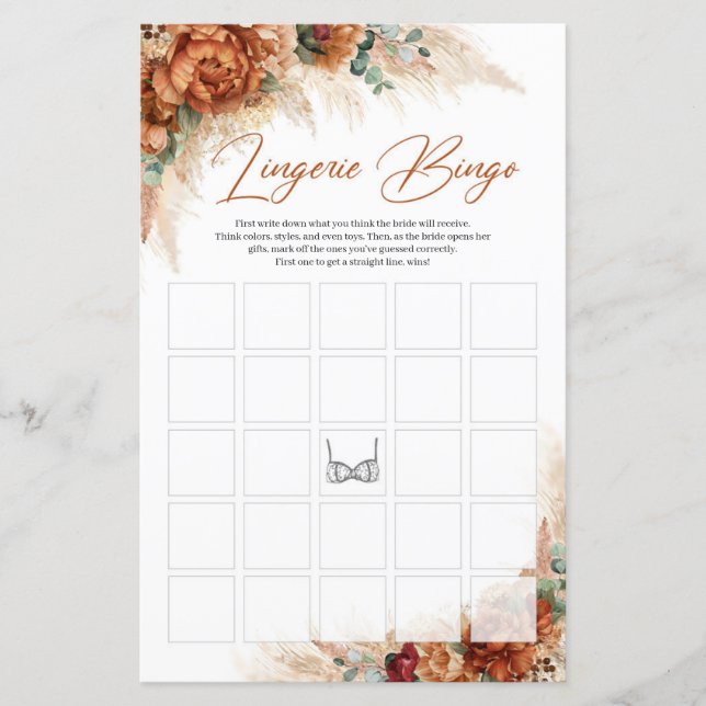 Lingerie Bingo (Frente)