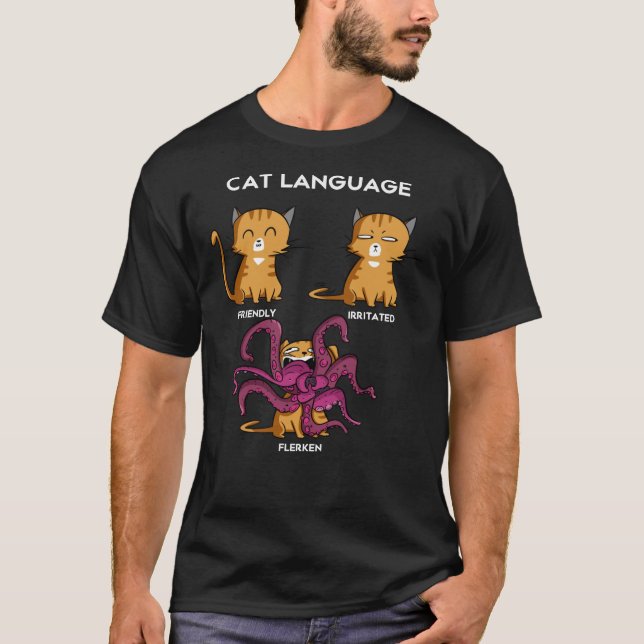 Língua Cat - Camisa T Essencial Flerken (Frente)