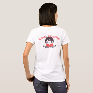 Língua falante Patologista Mulher Camiseta