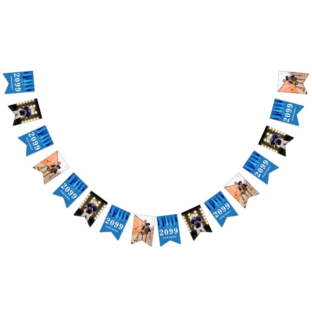 Linha Azul de Bandeiras para Formatação de Fotos d (Todos)