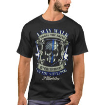 Linha azul fina camisa 72marketing do Sheepdog da
