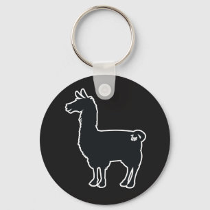Linha branca chaveiro do lama