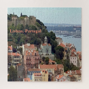 Quebra Cabeça Portugal Cidade Lisboa Puzzle 1000 Peças – Quinzinho  Brinquedos