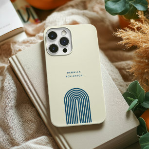Linha de Arca Azul de Boho Minimalista