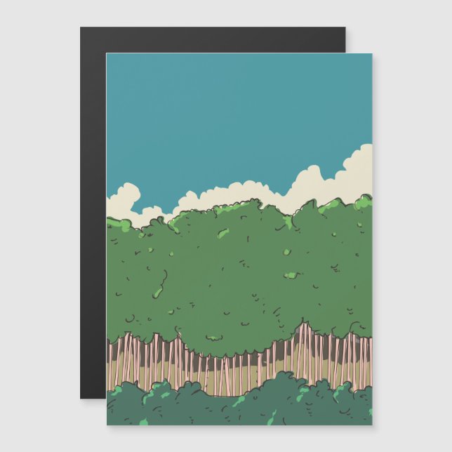 Linha de árvores (Frente/Verso)