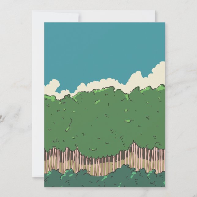 Linha de árvores (Frente)