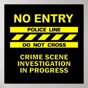 Linha de polícia poster