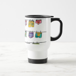 linha de roupa caneca de viagem