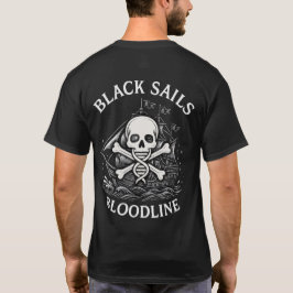 Linha de Sangue Black Sails - T-Shirt Pirata