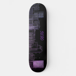 linha do horizonte de Denver 5280 skateboard
