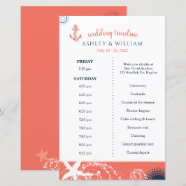 Linha do tempo de casamento de White Beach do Mari