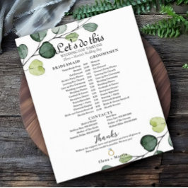 Linha do tempo de noiva mínima do casamento Eucaly