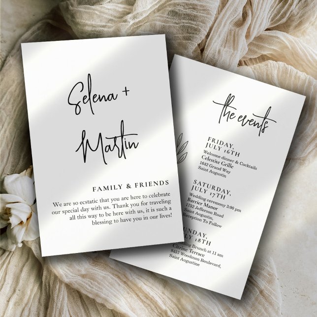 Linha do Tempo Mínimo de Eventos de Casamento de T (Criador carregado)