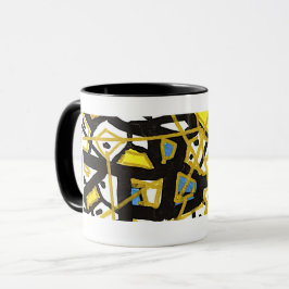 Linha GOLD – Caneca Abstrata Minimalista Elegante